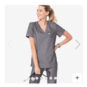 Figs scrubs top